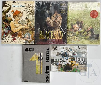 Ensemble de 5 albums sous blister.