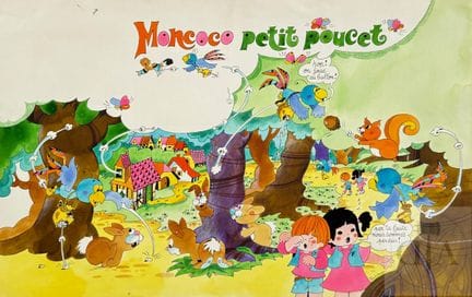 Poullenot / Moncoco petit poucet.  Planche origina