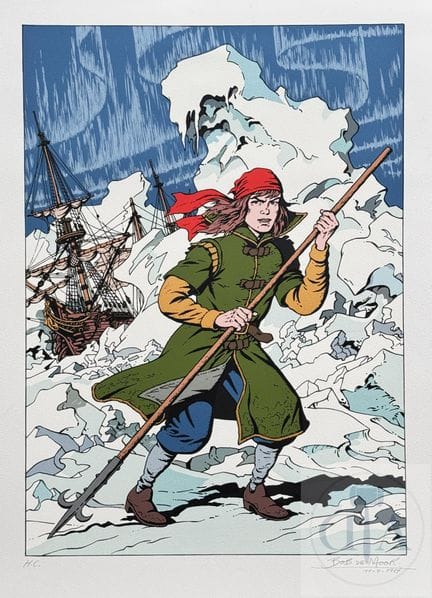Bob De Moor / Cori le moussaillon.  Sérigraphie si