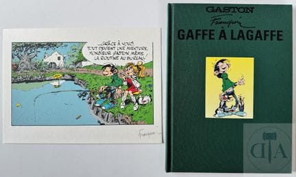 Franquin / Gaston.  Album T15 "Gaffe à Lagaffe" ti