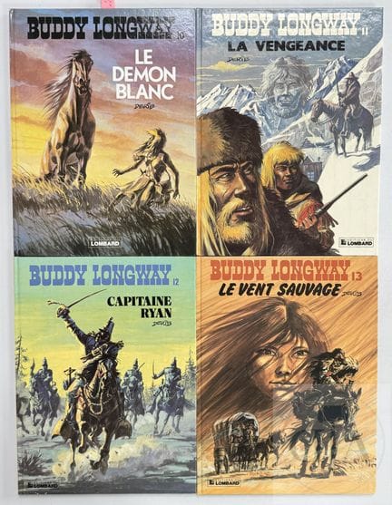 Derib / Buddy Longway / Collection de 10 albums EO