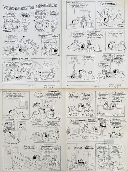 Norbert Fersen / Le journal de Pollux.  Ensemble d