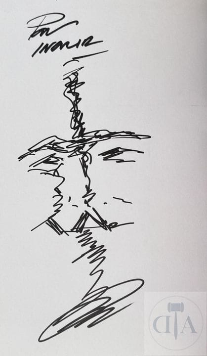 Lloyd / Vendetta.  Dessin orignal réalisé dans l'a