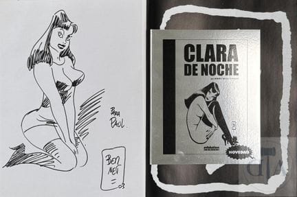 Bernet / Livre biographique qui contient un dessin