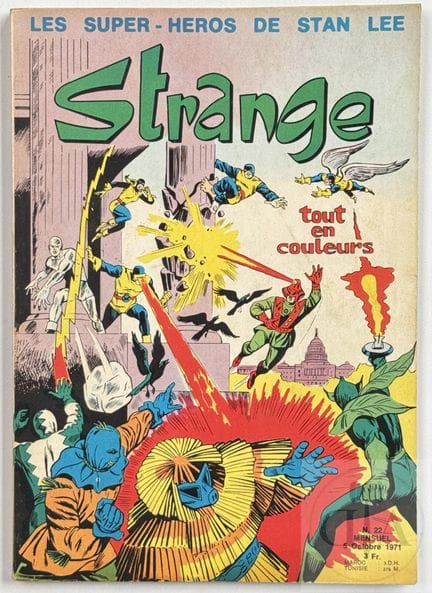 Strange / Lug.  Album mensuel n°22 de 1971 en supe