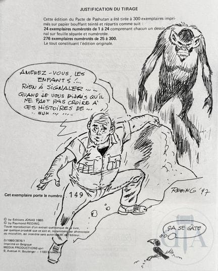 Reding / Le pacte de pashutan.  Album Tirage de lu