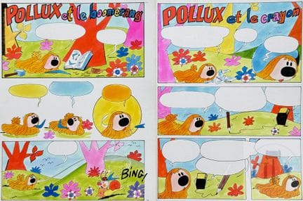 Norbert Fersen / Le journal de Pollux.  Paire de p