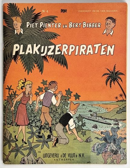 Pom / Piet Pienter en Bert Bibber.  Album T4 "Plak