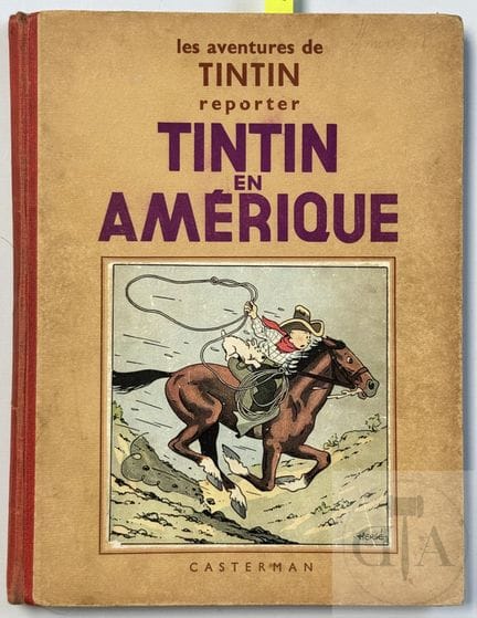 Hergé / Tintin.  Album NB T3 "En Amérique" édition