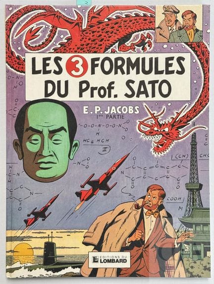 Jacobs / Blake et Mortimer.  Album T "Les 3 formul