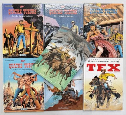 Kubert / Tex / Collection de 7 albums en état neuf