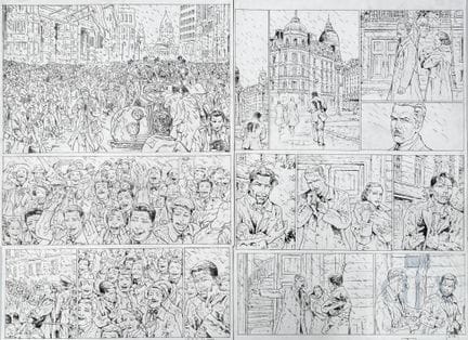 Peka / Dufranne / Odessa.  Double planche original