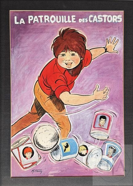 Mitacq / La patrouille des Castors.  Illustration 