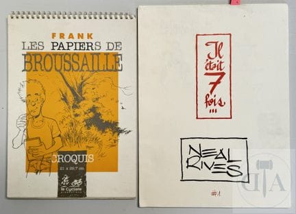 Frank Pé / Album carnets signé, dédicacé et n°/145