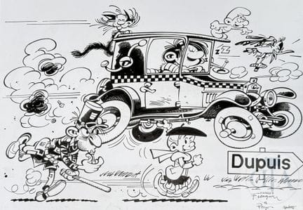 Cirovic / Dessin original en hommage aux personnag