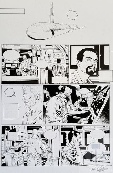 Bec / Prométhée.  Planche originale n°27 de l'albu