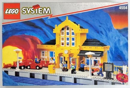 Lego ref. 4554 / Estación de tren.  Set publicado 