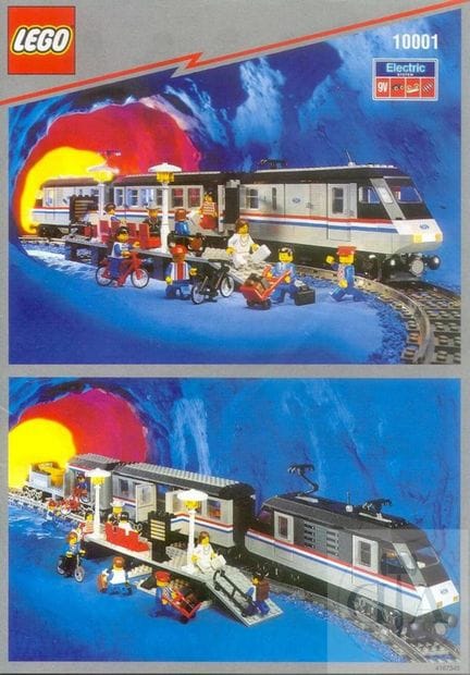 Lego ref. 10001 / Metroliner.  Set lanzado alreded