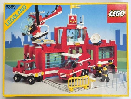 Lego ref. 6389 / Cuartel de bomberos.  Set vintage