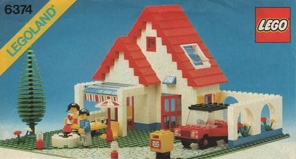 Lego vintage, ref. 6374 / Set editado hacia 1983, 