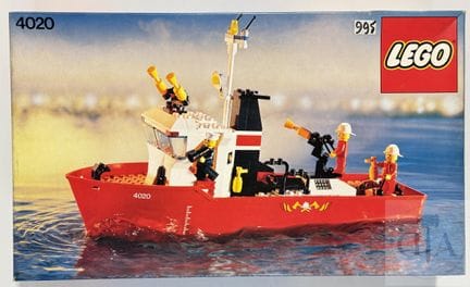 Lego Ref 4020 / Set vintage "Barco de bomberos" pr
