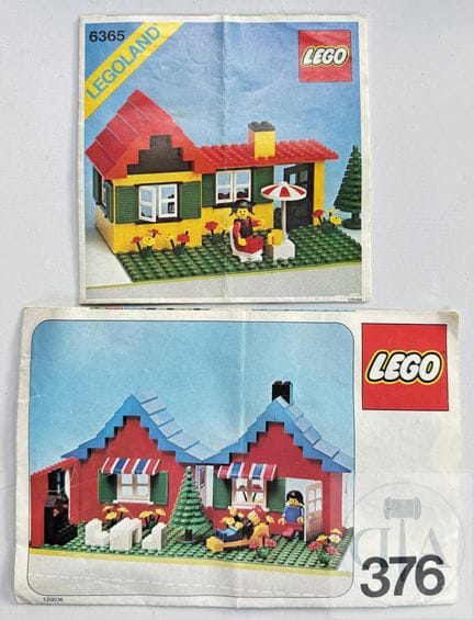 Lego vintage ref. 376+6365 / Par de sets editados 