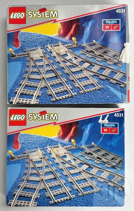 Lego ref. 4531 / Par de juegos de desvíos adiciona