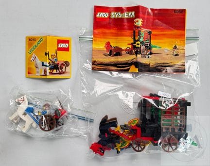 Lego ref. 6056+6010.  Par de sets publicados alred
