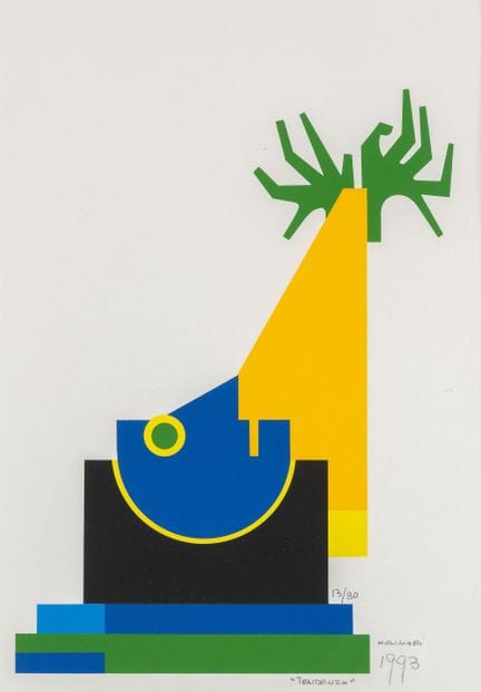 Mario Molinari (1930–2001) “Tendenza”, litografia,