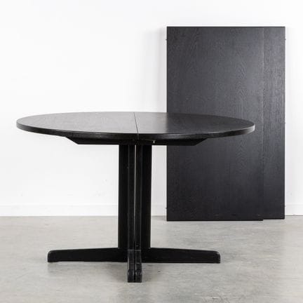 Thonet, tavolo rotondo allungabile, seconda metà d