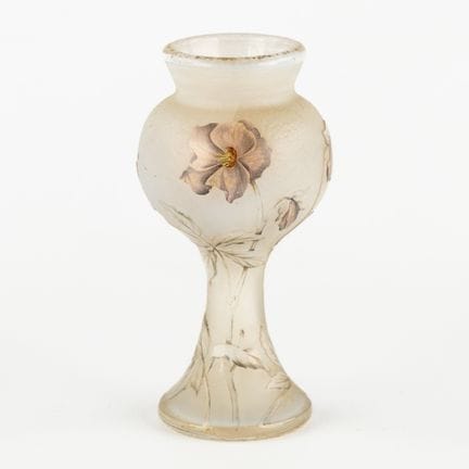 Daum Nancy, “Piccolo vaso con decorazione a ellebo