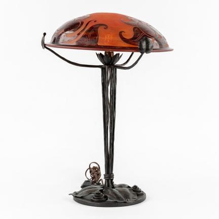 Le Verre Français, Charles Schneider, lampada da t