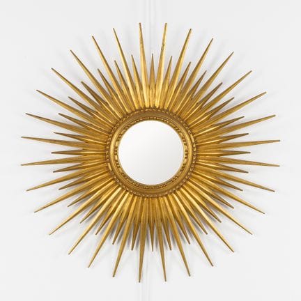 Grande specchio "Sunburst" della metà del secolo, 