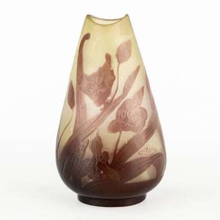 Emile Gallé (1846-1904) “Vaso con decorazione a ir