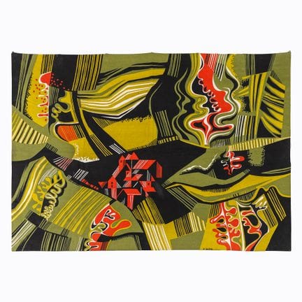 Raymond Hurtu (1935), « Les Toits Rouges », tapiss