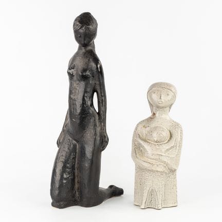 埃利·范·达姆（1928）和罗吉尔·范德韦赫（1923–2020）为《Amphora》创作的两件雕塑