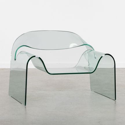 Poltrona “Ghost” di Cini Boeri (1924 - 2020) in ve