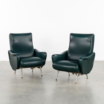 Coppia di poltrone o sedie da salotto “Lady Chair”