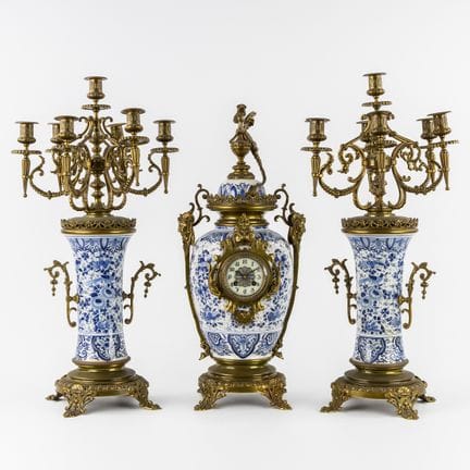 Conjunto de tres piezas para la repisa de la chime