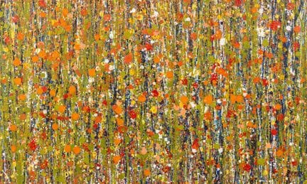 Donati (XX–XXI) «Jardin Privado I», óleo sobre lie