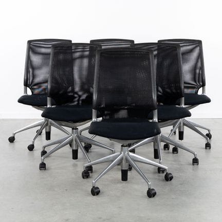 Alberto Meda (1945) 6 sedie da ufficio “Meda Chair