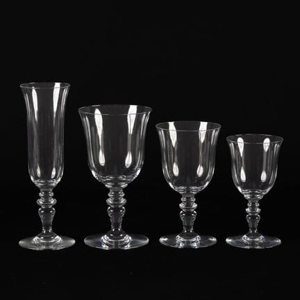 Gamme « Vence » de Baccarat, service de verrerie d