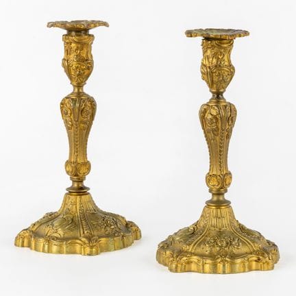 Maison Henri Picard, un par de candelabros finamen
