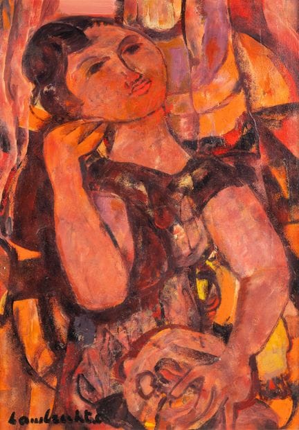 Constant Lambrecht (1915-1993) «Retrato de una dam