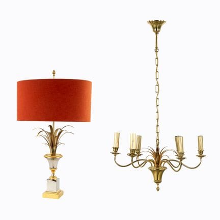 Maison Boulanger, una lampada da tavolo e un lampa