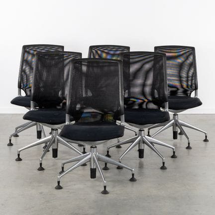 Alberto Meda (1945) 6 sedie da ufficio “Meda Chair