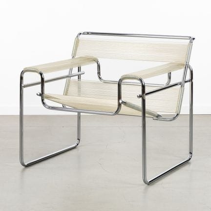 Ispirata alla “Spaghetti Wassily Chair” di Marcel 