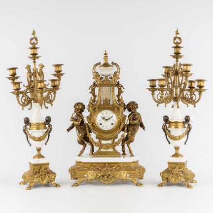 Conjunto de tres piezas para la repisa de la chime