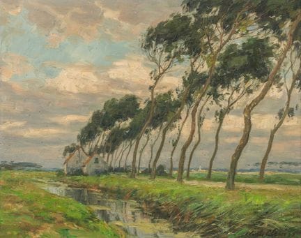 Louis Clesse (1889-1961) 'House on the Path to Oud