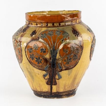 Leo Maes (XIXe-XXe siècles), pot de fleurs, modèle